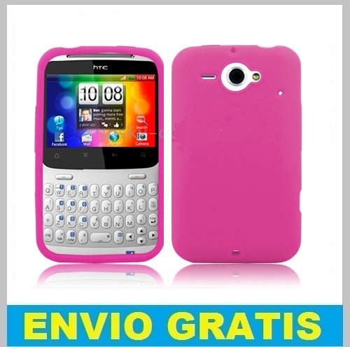 FUNDA SILICONA PARA HTC CHACHA G16 /A810e FUCSIA